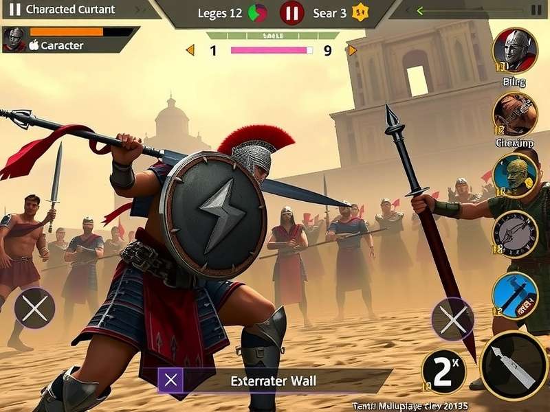 Tantia Tope Mace Gladiator multiplayer battle scene